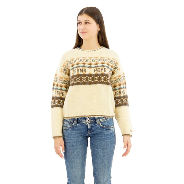 Pepe Jeans Hitty Trøje Beige XS Kvinde