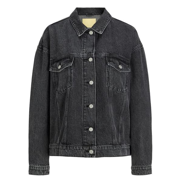 Jack & Jones Orly Relax Long Jjxx Jeansjacka Grå S Kvinna
