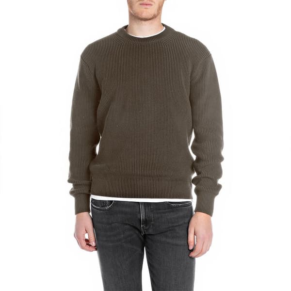 Replay Uk4722.000.g23788 Villapaita Ruskea XL Mies