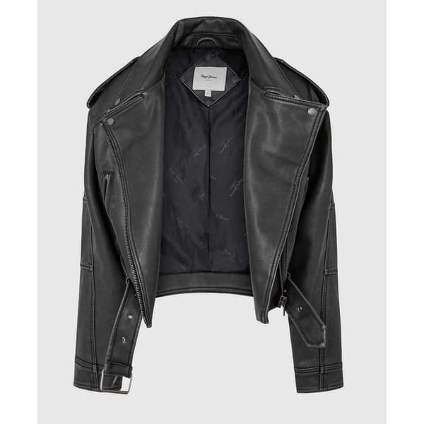 Pepe Jeans Amalia Jakke Sort M Kvinde