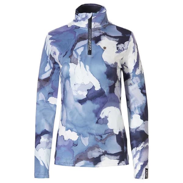 Rehall Kimi-r Fleece Med Halv Dragkedja Blå XL Kvinna