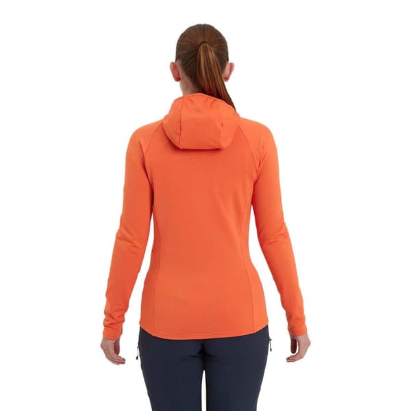 Montane Protium Fleecejakke Med Fuld Lynlås Orange XS Kvinde