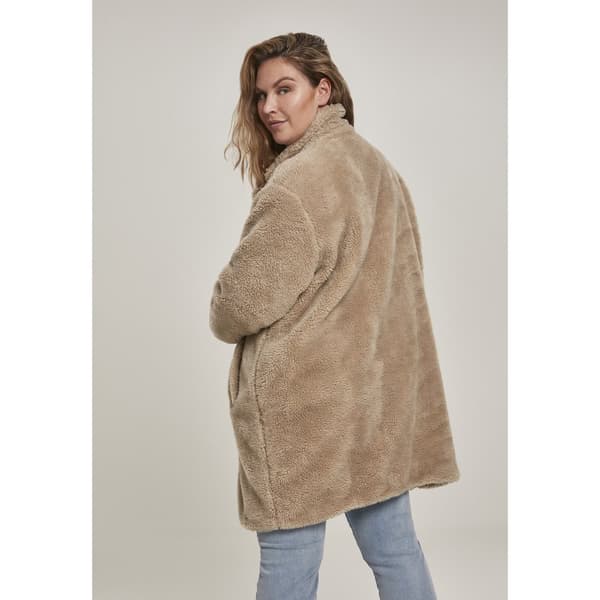 Urban Classics Oversized Sherpa Gt Parka Beige 5XL Kvinde