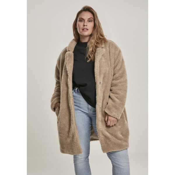 Urban Classics Oversized Sherpa Gt Parka Beige 5XL Kvinde