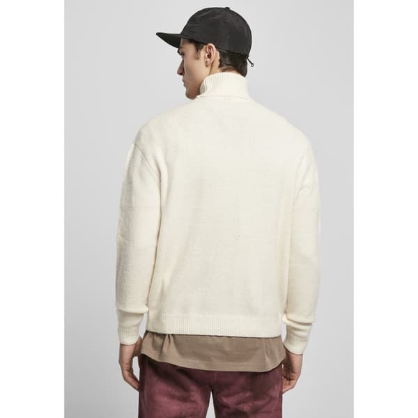 Urban Classics Oversized Roll Neck Big Trøje Hvid 5XL Mand