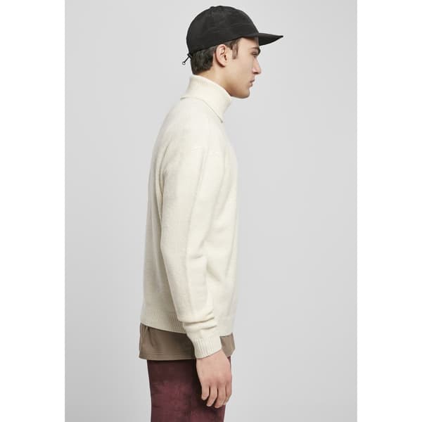 Urban Classics Oversized Roll Neck Big Trøje Hvid 5XL Mand