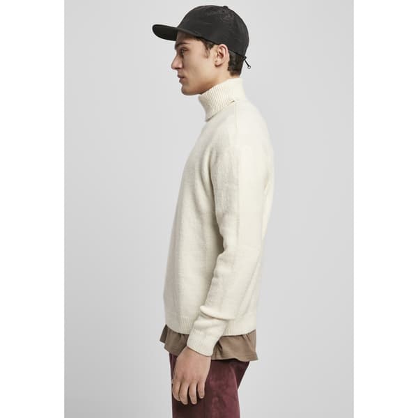 Urban Classics Oversized Roll Neck Big Trøje Hvid 5XL Mand