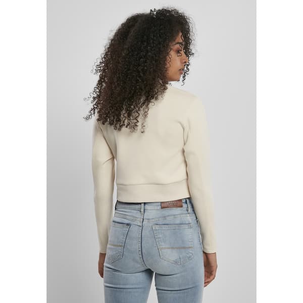 Urban Classics Interlock Short Crew Trøje Hvid L Kvinde