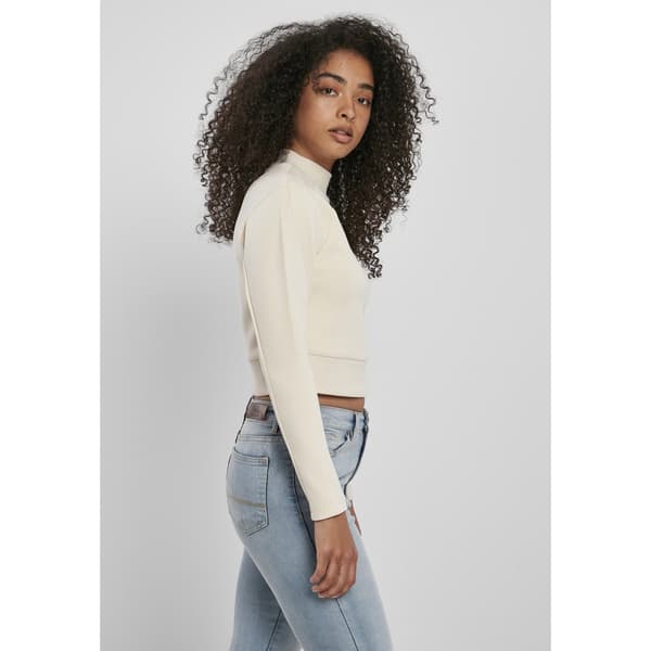 Urban Classics Interlock Short Crew Trøje Hvid L Kvinde