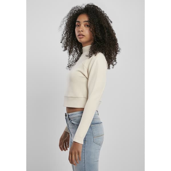 Urban Classics Interlock Short Crew Trøje Hvid L Kvinde