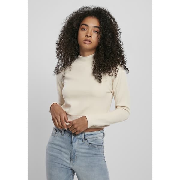 Urban Classics Interlock Short Crew Trøje Hvid L Kvinde