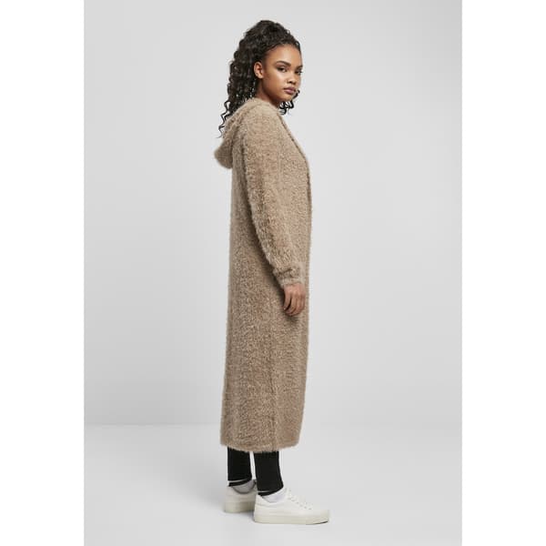 Urban Classics Hooded Feather Jakke Brun XS Kvinde