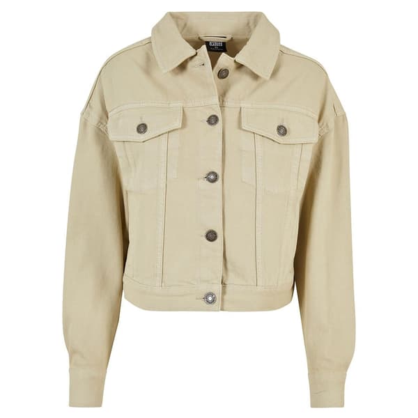 Urban Classics Oversized Colored Denim Jakke Beige 5XL Kvinde