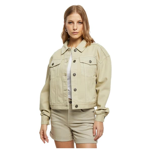 Urban Classics Oversized Colored Denim Jakke Beige 5XL Kvinde