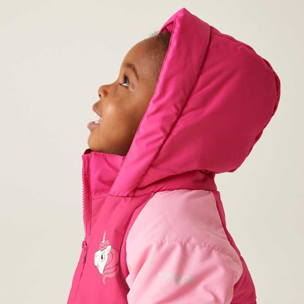 Regatta Animal Baffle Jakke Rosa 4-5 Years Dreng