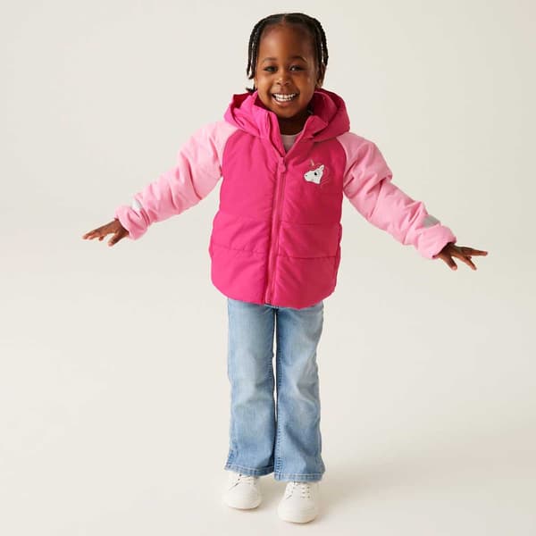 Regatta Animal Baffle Jakke Rosa 4-5 Years Dreng
