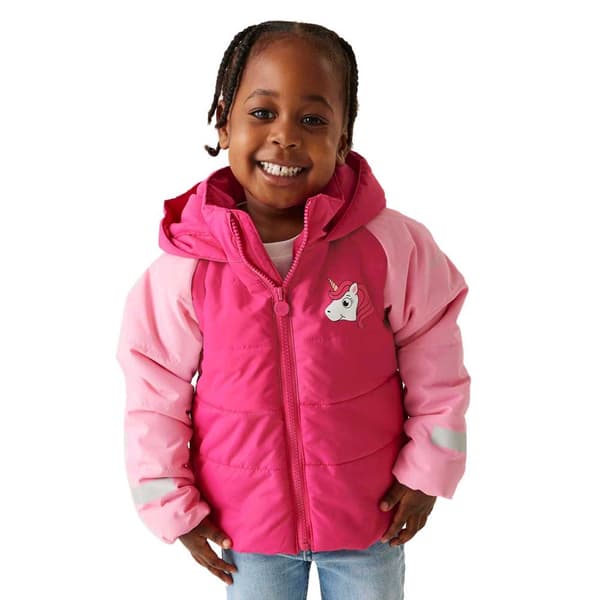 Regatta Animal Baffle Jakke Rosa 4-5 Years Dreng