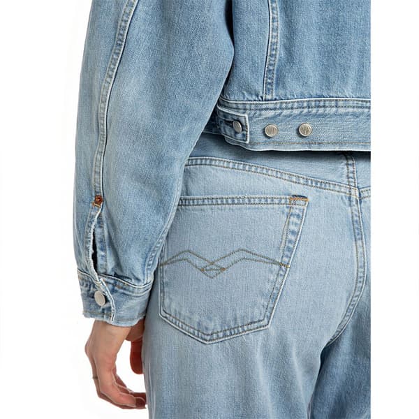 Replay W7z1 .000.800 727 Denimjakke Blå M Kvinde