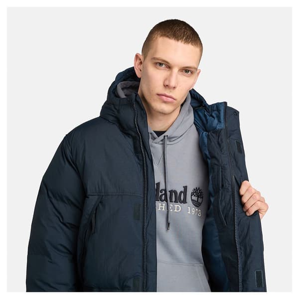 Timberland Howker Durable Water Repellent Puffjacka Blå S Man