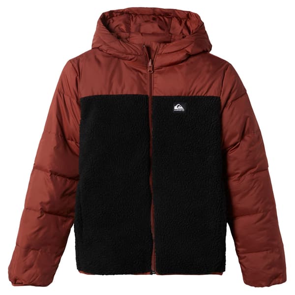 Quiksilver Scaly Reversible Jakke Rød 12 Years Dreng