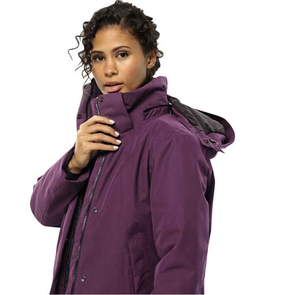 Jack Wolfskin Salier Frakke Lilla XL Kvinde