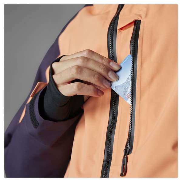 Adidas Terrex Xperior 2l Insulated Rain.rdy Jacka Orange S Kvinna