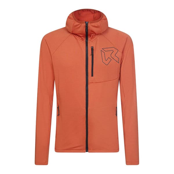 Rock Experience Arrows Fleecejakke Med Hætte Orange 3XL Mand