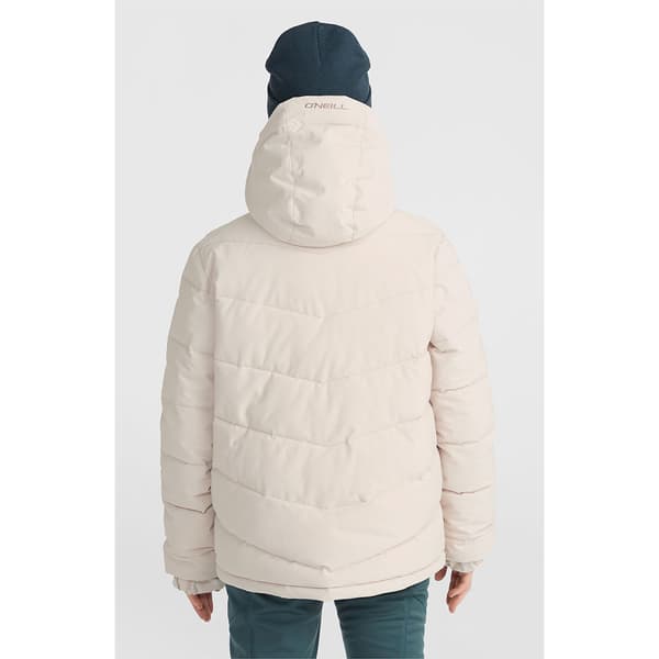 O´neill Z.e.n. Puffer Hybrid Jacka Beige XL Kvinna