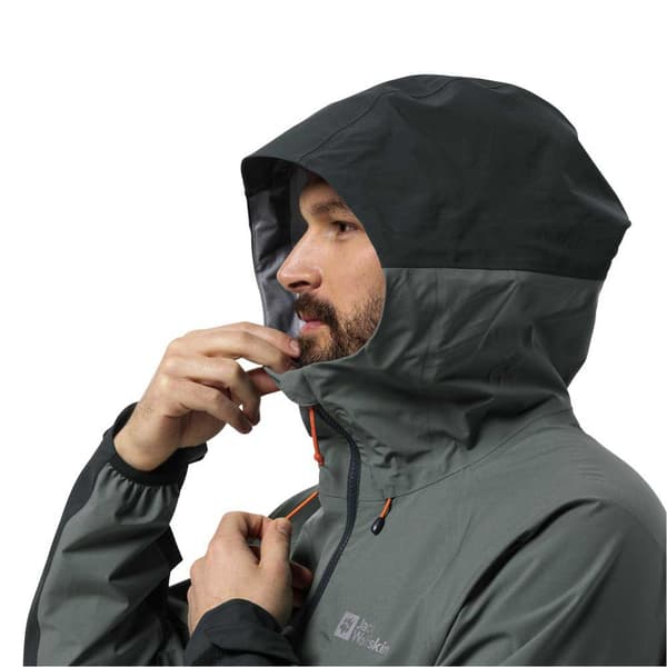Jack Wolfskin Morobbia 3l Jakke Grå S Mand