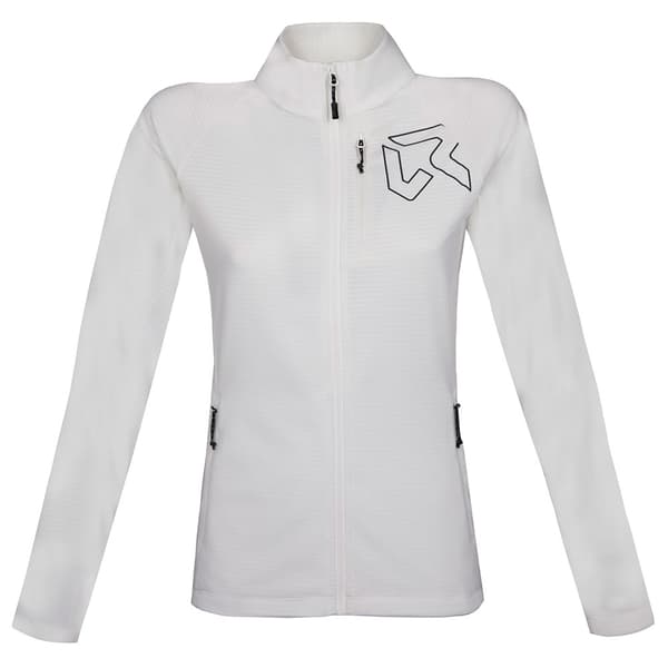 Rock Experience Arrows Mock Neck Fleecejacka Med Dragkedja Vit L Kvinna