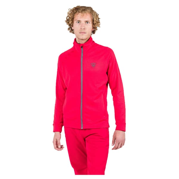 Rossignol Blackside Fleecejakke Med Fuld Lynlås Rød,Rosa M Mand
