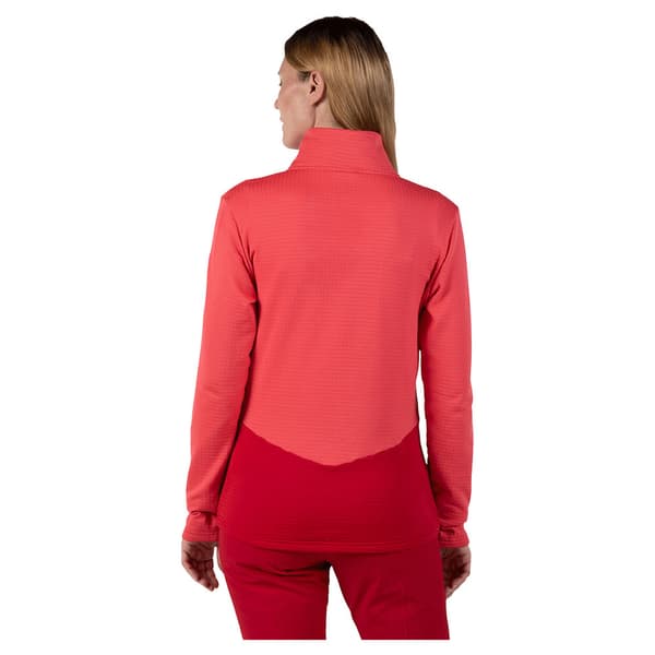 Rossignol Blackside Fleecejakke Med Fuld Lynlås Rosa XL Kvinde