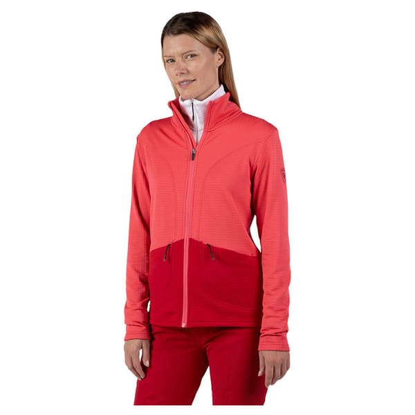Rossignol Blackside Fleecejacka Med Dragkedja Rosa XL Kvinna
