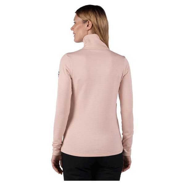 Rossignol Blackside Fleece Med Halv Dragkedja Rosa M Kvinna