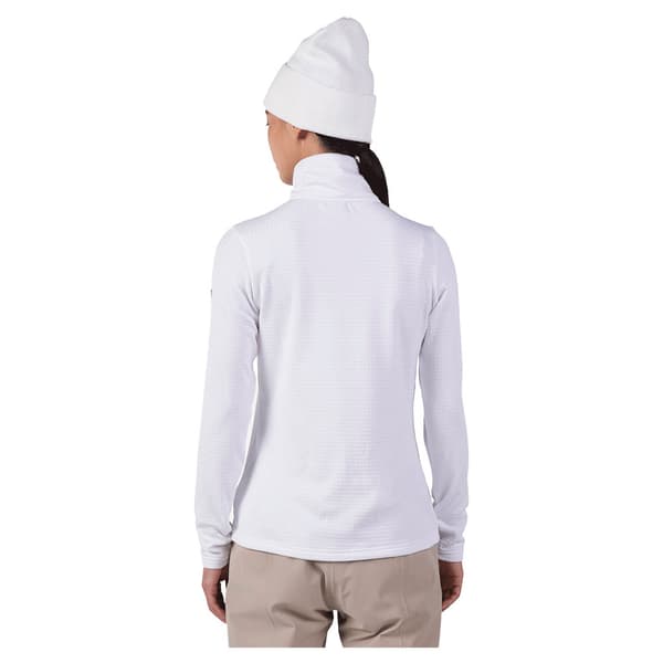 Rossignol Blackside Fleece Med Halv Dragkedja Vit S Kvinna