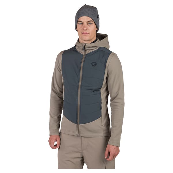 Rossignol Classique Hybrid Fleecejacka Med Dragkedja Grå 2XL Man