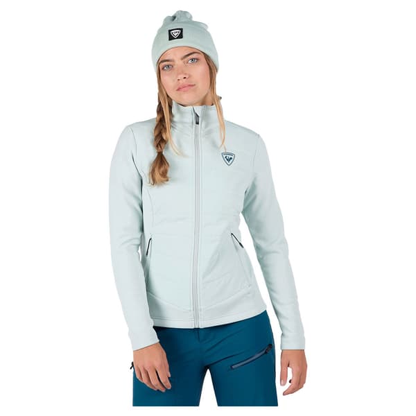 Rossignol Classique Hybrid Vetoketjullinen Fleecetakki Sininen M Nainen