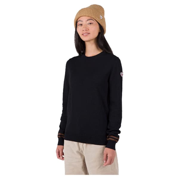 Rossignol Corporate Crew Neck Trøje Sort L Kvinde