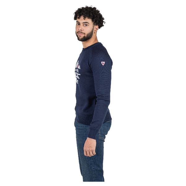 Rossignol Jacquard Crew Neck Trøje Blå S Mand