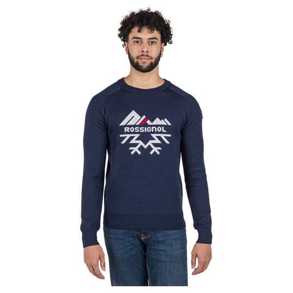 Rossignol Jacquard Crew Neck Trøje Blå XL Mand