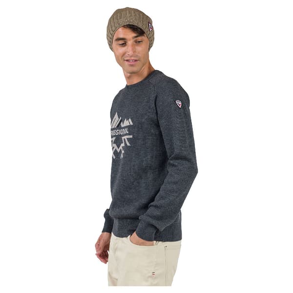 Rossignol Jacquard Crew Neck Trøje Grå M Mand