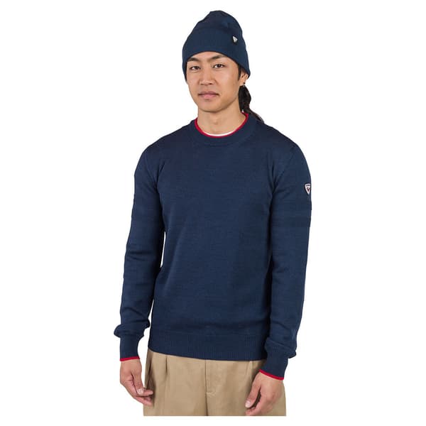 Rossignol New Stripe Round Neck Knit Trøje Blå L Mand