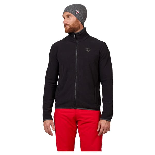 Rossignol Strawpile Fleecejacka Med Dragkedja Svart XL Man