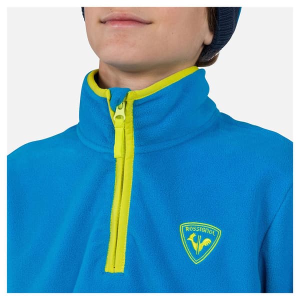 Rossignol Strawpile Puolivetoketjullinen Fleecetakki Sininen 14 Years