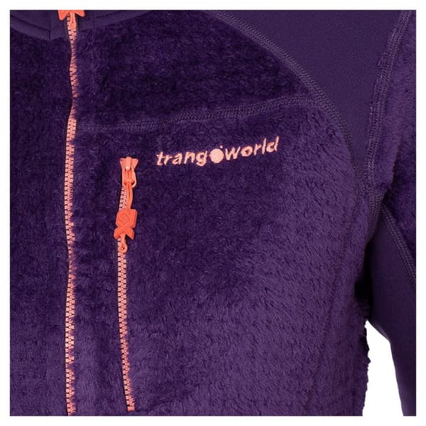 Trangoworld Trx2 Loft Pro Vd Fleecejacka Med Dragkedja Lila S Kvinna