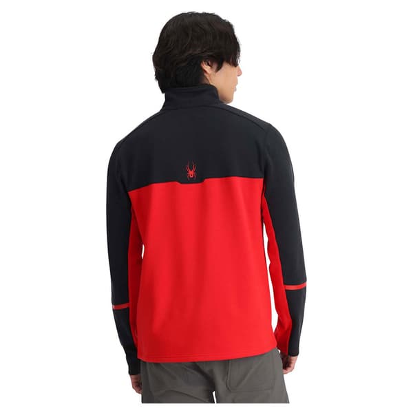 Spyder Speed Fleece Med Halv Dragkedja Röd L Man