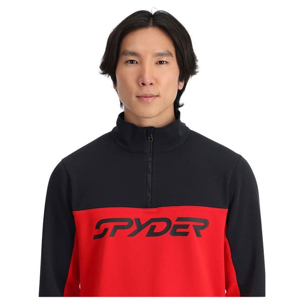 Spyder Speed Fleece Med Halv Dragkedja Röd L Man