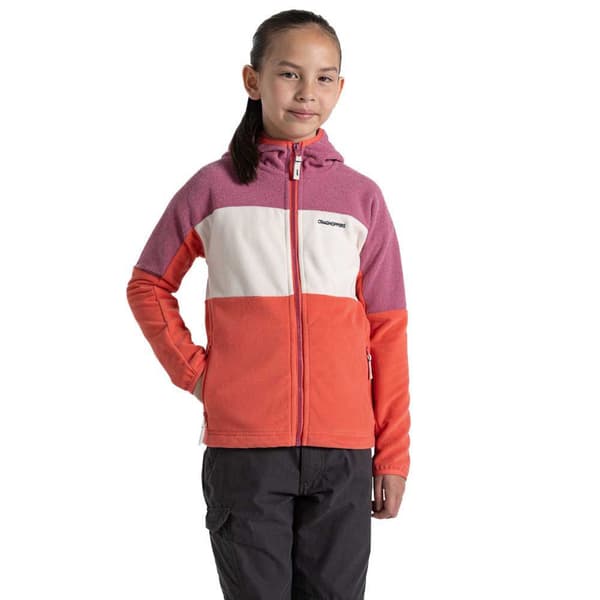 Craghoppers Bindloe Fleecejacka Med Huva Orange 11-12 Years
