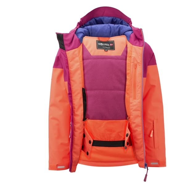 Trollkids Hallingdal Jakke Orange 116 cm Dreng