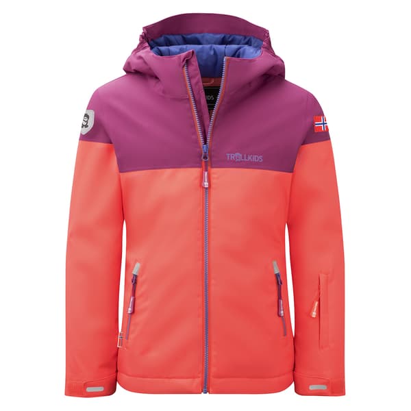 Trollkids Hallingdal Jakke Orange 116 cm Dreng